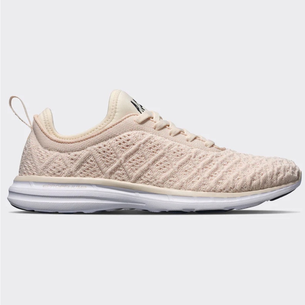 APL TechLoom Breeze Knit Sneaker in Light Pink/Cream